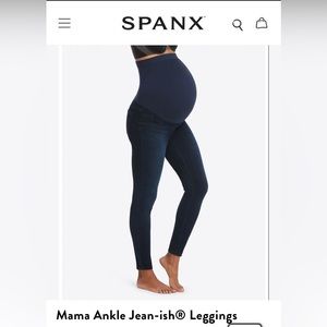 Spanx maternity ankle Jean-ish legging pants NWT